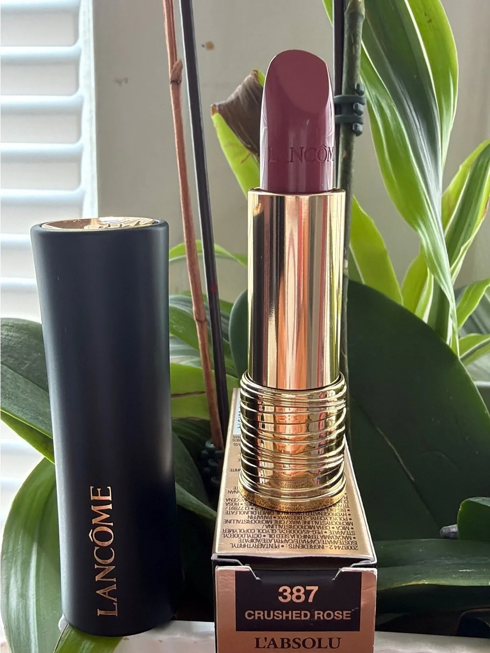 L'Absolu Rouge Cream Lipstick - Crushed Rose (387)